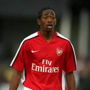 Sanchez Watt (Arsenal). Maidenhead 1: 7 Arsenal. Pre Season Friendly. York Road