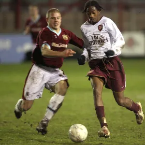 Matches 2007-08 Photographic Print Collection: Burnley Yth v Arsenal Yth - FA Yth Cup