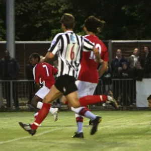 Sanchez Watt rounds Chris Tardiff (Maidenhead) to score Arsenals 2nd goal