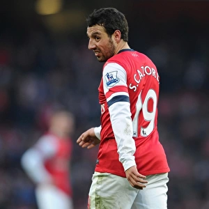 Santi Cazorla in Action: Arsenal vs. Aston Villa, Premier League 2012-13