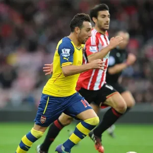 Santi Cazorla in Action: Arsenal vs Sunderland, Premier League 2014/15