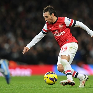 Santi Cazorla in Action: Arsenal vs Swansea City, Premier League 2012-13