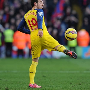 Santi Cazorla in Action: Crystal Palace vs Arsenal, Premier League 2014-15