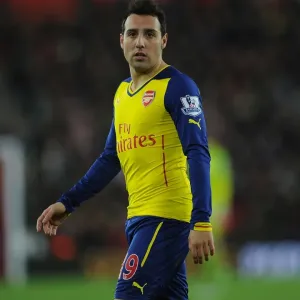 Santi Cazorla in Action: Southampton vs. Arsenal, Premier League 2014-15