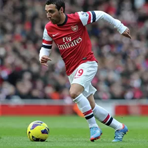 Santi Cazorla (Arsenal). Arsenal 1: 0 Queens Park Rangers. Barclays Premier League