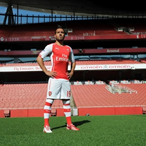 Santi Cazorla (Arsenal). Arsenal 1st Team Photocall. Emirates Stadium, 7 / 8 / 14. Credit