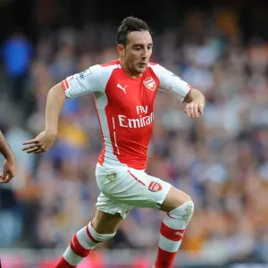 Santi Cazorla Print, Arsenal 2:2 Hull City, Barclays Premier League Santi Cazorla Print, Arsenal 2:2 Hull City, Barclays Premier League