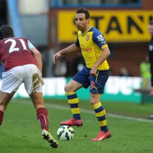 Santi Cazorla (Arsenal). George Boyd (Burnley). Burnley 0: 1 Arsenal. Barclays Premier League Santi Cazorla (Arsenal). George Boyd (Burnley). Burnley 0: 1 Arsenal. Barclays Premier League