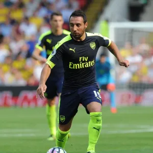 Santi Cazorla (Arsenal). Watford 1: 3 Arsenal. Premier League. Vicarage Road, Watford Santi Cazorla (Arsenal). Watford 1: 3 Arsenal. Premier League. Vicarage Road, Watford