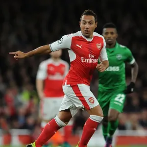 Santi Cazorla: Arsenal's Star Midfielder in Action against Ludogorets Razgrad, 2016-17 UEFA Champions League Santi Cazorla: Arsenal's Star Midfielder in Action against Ludogorets Razgrad, 2016-17 UEFA Champions League
