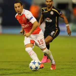 Santi Cazorla: Arsenal's Star Performance against Dinamo Zagreb in UEFA Champions League 2015-16