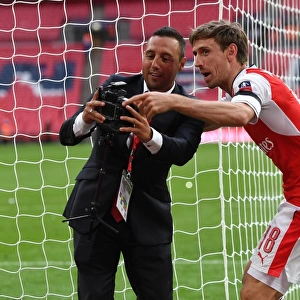 Santi Cazorla and Nacho Monreal (Arsenal)
