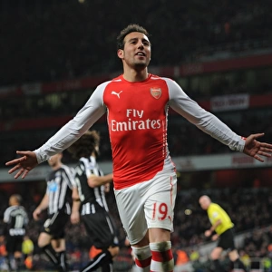 Santi Cazorla's Brace: Arsenal's Winning Moment Against Newcastle United (2014/15)