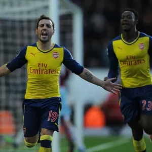 Santi Cazorla's Stunning Goal: Arsenal's Triumph at West Ham United (2014-15)
