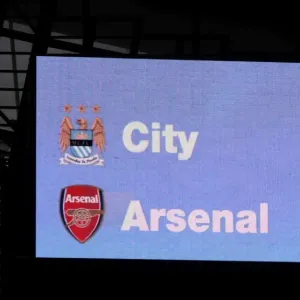 The scorboard at Eastlands. Manchester City 0: 3 Arsenal, Barclays Premier League The scorboard at Eastlands. Manchester City 0: 3 Arsenal, Barclays Premier League