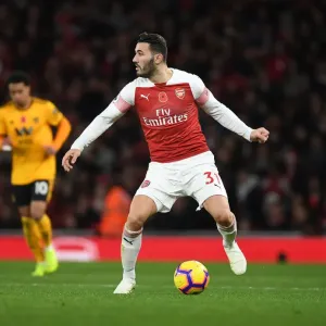 Sead Kolasinac in Action: Arsenal vs. Wolverhampton Wanderers, Premier League 2018-19