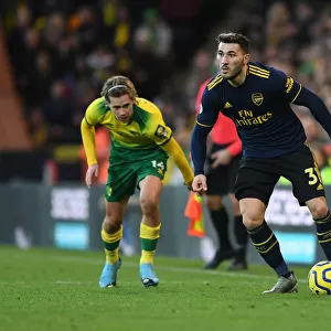 Sead Kolasinac in Action: Arsenal vs Norwich City, Premier League 2019-20