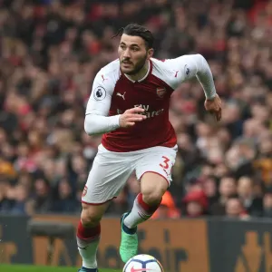Sead Kolasinac in Action: Arsenal vs Southampton, Premier League 2017-18