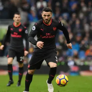 Sead Kolasinac in Action: Brighton & Hove Albion vs. Arsenal, Premier League 2017-18