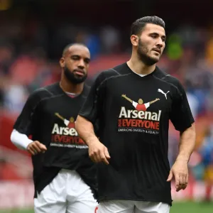 Sead Kolasinac (Arsenal). Arsenal 2: 0 Brighton & Hove Albion Sead Kolasinac (Arsenal). Arsenal 2: 0 Brighton & Hove Albion