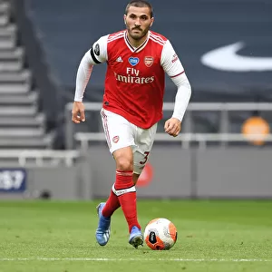 Sead Kolasinac Focuses in Arsenal's Battle at Tottenham Hotspur Stadium (Premier League 2019-20)