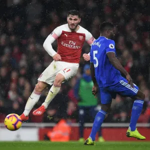 Sead Kolasinac vs Bruno Ecuele Manga Print