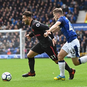 Sead Kolasinac vs Dominic Calvert-Lewin: Battle at Goodison Park (Everton v Arsenal, 2017-18)