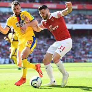 Sead Kolasinac vs James McArthur: Intense Battle at the Emirates, Arsenal FC vs Crystal Palace, Premier League
