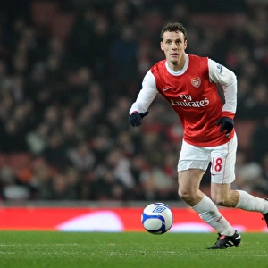 Sebastien Squillaci (Arsenal). Arsenal 5: 0 Leyton Orient. FA Cup 5th Round Replay