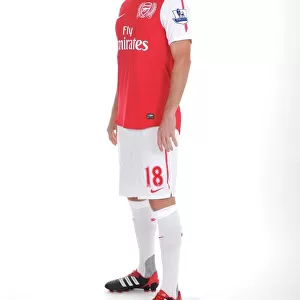Sebastien Squillaci (Arsenal). Arsenal Photocall, Emirates Stadium, Arsenal Football Club