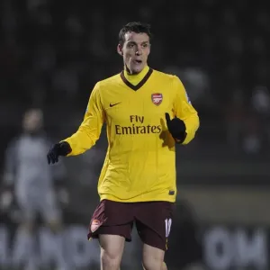 Sebastien Squillaci (Arsenal). Leyton Orient 1: 1 Arsenal, FA Cup Fifth Round Sebastien Squillaci (Arsenal). Leyton Orient 1: 1 Arsenal, FA Cup Fifth Round