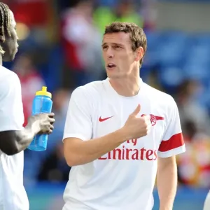 Sebastien Squillaci and Bacary Sagna (Arsenal). Chelsea 2: 0 Arsenal, Barclays Premier League Sebastien Squillaci and Bacary Sagna (Arsenal). Chelsea 2: 0 Arsenal, Barclays Premier League