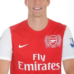 Sebastien Squillaci at Emirates Stadium - Arsenal Football Club