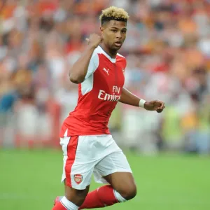 Serge Gnabry in Action: Arsenal's Pre-Season Battle at Lens, 2016 Serge Gnabry in Action: Arsenal's Pre-Season Battle at Lens, 2016