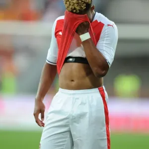 Serge Gnabry in Action: Arsenal's Pre-Season Clash with RC Lens, 2016 Serge Gnabry in Action: Arsenal's Pre-Season Clash with RC Lens, 2016