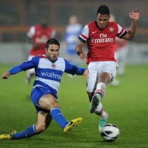 Serge Gnabry (Arsenal) Nicholas Arnold (Reading). Arsenal U21 2: 0 Reading U21 Serge Gnabry (Arsenal) Nicholas Arnold (Reading). Arsenal U21 2: 0 Reading U21