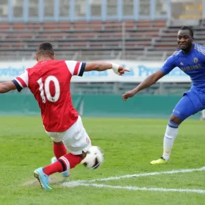 Serge Gnabry scores Arsenals 3rd goal. Arsenal 3: 4 Chelsea. NextGen Series 1 / 2 Final