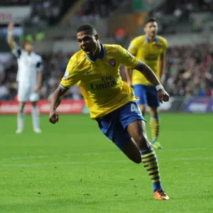 Serge Gnabry Scores First Arsenal Goal: A Memorable Moment from Swansea City vs. Arsenal, 2013-14 Season Serge Gnabry Scores First Arsenal Goal: A Memorable Moment from Swansea City vs. Arsenal, 2013-14 Season