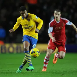 Serge Gnabry vs. Steven Davis: A Premier League Showdown at Southampton's St Marys Stadium, 2013-14 Serge Gnabry vs. Steven Davis: A Premier League Showdown at Southampton's St Marys Stadium, 2013-14