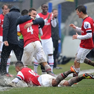 Serge Gnabry's Euphoric Goal Slide: Arsenal U19 vs Inter Milan U19, NextGen Series 2012-13