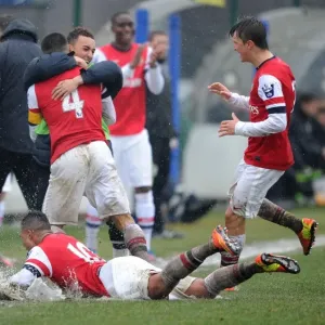 Serge Gnabry's Euphoric Goal Slide: Arsenal U19 vs Inter Milan U19, NextGen Series 2012-13 Serge Gnabry's Euphoric Goal Slide: Arsenal U19 vs Inter Milan U19, NextGen Series 2012-13