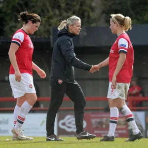 Shelley Kerr and Gilly Flaherty: A Moment of Sportsmanship in the Arsenal Ladies FC vs. VfL Wolfsburg UEFA Women's Champions League Semi-Final