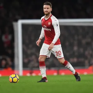 Shkodran Mustafi (Arsenal). Arsenal 3: 3 Liverpool. Premier League. Emirates Stadium