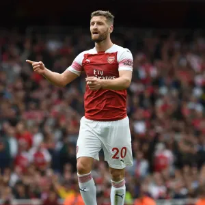 Shkodran Mustafi Focuses in Arsenal's Battle Against West Ham United