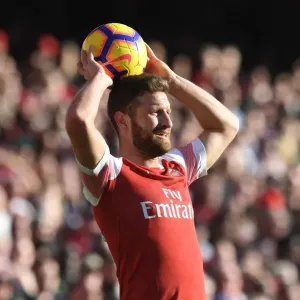 Shkodran Mustafi Focuses in Arsenal's Clash Against Southampton Shkodran Mustafi Focuses in Arsenal's Clash Against Southampton