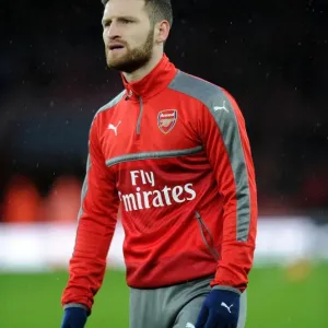 Shkodran Mustafi Prepares for Arsenal's Clash Against Crystal Palace, Premier League 2016-17 Shkodran Mustafi Prepares for Arsenal's Clash Against Crystal Palace, Premier League 2016-17