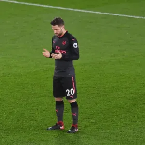 Shkodran Mustafi Print, Crystal Palace vs Arsenal Premier League Match Shkodran Mustafi Print, Crystal Palace vs Arsenal Premier League Match
