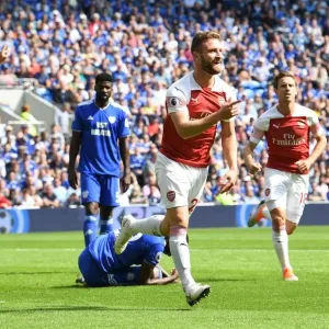 Shkodran Mustafi Scores for Arsenal Against Cardiff City, 2018-19 Premier League Shkodran Mustafi Scores for Arsenal Against Cardiff City, 2018-19 Premier League