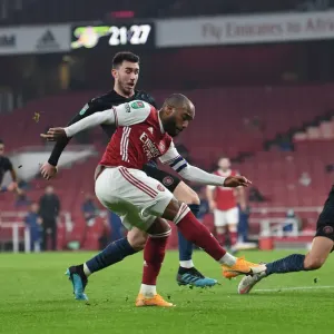 Showdown at Emirates: Lacazette vs Laporte & Dias - Arsenal vs Manchester City Carabao Cup Clash Showdown at Emirates: Lacazette vs Laporte & Dias - Arsenal vs Manchester City Carabao Cup Clash