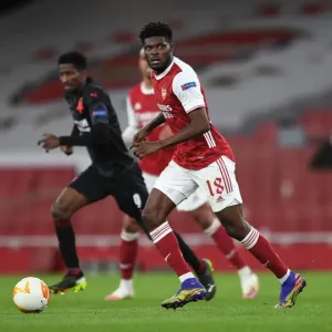 Silent Warrior Partey: Arsenal's Lone Battle in Empty Emirates Stadium vs Slavia Praha - UEFA Europa League Quarterfinal